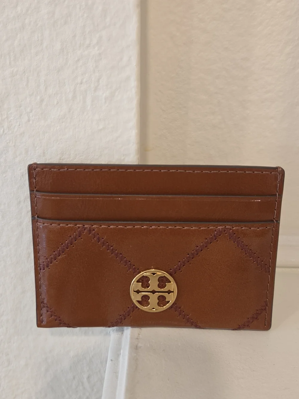 Tory Burch compact brown